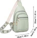 Nopeat ostokset Naisten Sling Bag Rinta Päiväreppu Crossbody Casual Reppu Kevyet olkalaukut matkaurheiluun Juoksu Vaellus