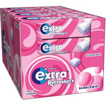 Wrigley's Extra Refreshers Chewing Gum, Bubblemint Flavour, 16 packs of 7 pieces, Chewing Gum Bulk Pack, Sugar Free Gum With Xylitol, Handy Box (112 pieces)