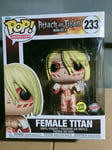 EN STOCK - Funko Pop Attack on Titan Female Titan GITD Exclusive #233