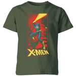 X-Men Cyclops Energy Beam Kids' T-Shirt - Green - 11-12 ans