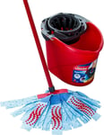 Vileda SuperMocio 3 Action Mop and Bucket Set, Mop for Cleaning Floors, Set of 