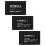 3x Battery for Canon PowerShot SX70 HS 820mAh