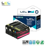 LCL Cartouche d'encre Compatible 950XL 951XL (2Noir 1Cyan 1Magenta 1Jaune) Remplacement pour HP Officejet Pro 251dw/276dw/8100/8600/8610/8620/8630/8640/8650/8660/8615/8625v