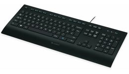 Logitech K280e Pro Clavier Filaire Business, Clavier QWERTZ Allemand - Noir