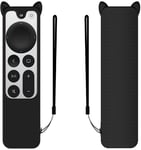 Trolsk Cute Slim Case (Siri Remote gen 3/2) - skal - Sort