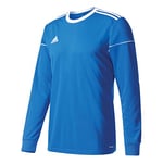 adidas Men's Squadra 17 Jersey Long Sleeve Sweater, Boblue/White, 2XL