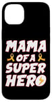 iPhone 14 Plus Childhood Cancer Mama Of A Superhero Family Ribbon Case