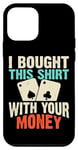 Coque pour iPhone 12 mini Jeu de cartes de poker Jetons de jeu Bluff