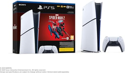 Console Sony Playstation 5 Slim Digital Edition Numérique + Marvel's Spider-Man 2 Ps5 (Jeu Au Format Digital)