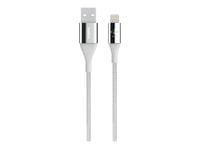 Belkin MIXIT DuraTek Lightning to USB Cable - Câble Lightning - USB mâle pour Lightning mâle - 1.22 m - blindé - argent