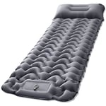 Elfmonkey Tapis de camping gonflable | 196 x 68 x 6 cm | Pompe intégrée | Idéal pour le camping et l'extérieur | Matelas gonflable imperméable, super léger et très petites dimensions de transport