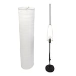 EU Plug Paper Floor Lamp Modern Style Rice Paper Standing Lamps With Foot AS