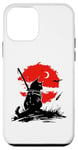 iPhone 12 mini Samurai Cat Katana Japanese Manga Warrior Case