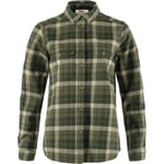 Fjällräven Womens Värmland Heavy Flannel Shirt (Grön (GREEN-DEEP FOREST/620-662) X-small)