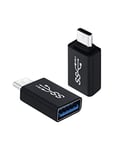 Boobrie USB C Male to USB 3.0 Female Adapter Type C to USB A Female Adapter USB C Male to USB A Female Adapter OTG for MacBook Pro 2019/2018/2017 MacBook Air 2018 Surface Go etc Type-C Devices 2-Pack