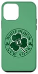 Coque pour iPhone 12 mini White Plains New York Irish Shamrock NY Souvenir rétro