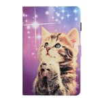 (iPad 10.2 8th 2020cat) iPadille 6th 7th 8th 9th Generation Case Cute Cat -nahkakuori iPadille 9.7 10.2 Tablet-kotelo iPadille 5 6 7 8 9 Air 2 1 Mini 6