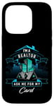 Coque pour iPhone 14 Pro T-shirt I'm A Realtor Ask Me For My Card pour Realtor