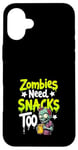 Coque pour iPhone 16 Plus Zombie Apocalypse Humour Humour Humour Undead Quotes Survival Comedy