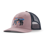 Patagonia Kids Trucker Hat, caps barn Fitz Roy Lynx: Stormy Mauve 2020