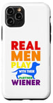 Coque pour iPhone 11 Pro Rainbow LGBT Love Weiners Dogs Love Love Funny Gay Man Pride Fun