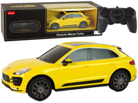 Kauko-ohjattava auto Porsche Macan Turbo, 1:24, keltainen