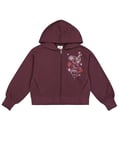 Champion Legacy Emotional Dance G (405015) - Ultra-light Soft Compact Fleece (240gr) Full-zip Hooded Sweatshirt, Dark Aubergine (PPE), 11-12 years (L) Girls FW24