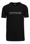 Borussia Dortmund T-Shirt BVB Basic pour Homme, Noir, Taille M, Noir, M