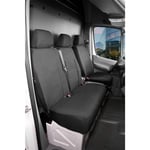 Housse de siège Transporter en tissu pour vw lt, Mercedes Sprinter, siège simple et double