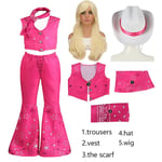 Mode Barbi Kostymer För Vuxen Fest Dam Rollspel Kläder för tjejer Förälder-barn Outfit Cosplay Barbie Princess Kläder Sets 04 Kids (150-160cm)