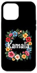 Coque pour iPhone 15 Pro Max Kamala pour la présidente 2024 Floral