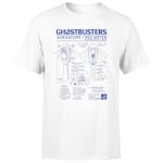 Ghostbusters PKE Schematic Unisex T-Shirt - White - 3XL