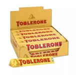 Toblerone Milk Chocolate Bars with Honey and Almond Nougat Swiss  7 x 100g