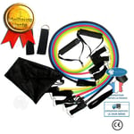 INN® set elastiskt band fitness bodybuilding 11 sport av motstånd dragkraft bred ankel fot kit rem Elastiband träning man