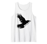 raven crow nevermore Poe Raven Poem Tank Top