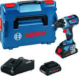 18V System Perceuse-Visseuse Sans-Fil Gsr 18V-60 C (Couple Maxi 60 Nm,Avec 2 Batteries Procore18V 4.0Ah,Chargeur Gal 18V-40,L-Boxx 136)