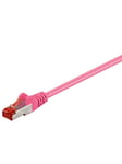 CAT 6 patch cable S/FTP (PiMF) magenta