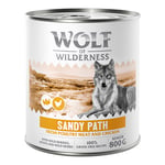 Wolf of Wilderness "Expedition" Senior 6 x 800 g - Paljon tuoretta siipikarjanlihaa mukana  - Sandy Path - Siipikarja ja kana