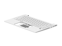 Hp - Ersättningstangentbord För Bärbar Dator - Bakgrundsbelyst - Fransk - Med Övre Hölje (Silver) - För Probook 430 G8 Notebook