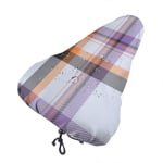 lucky-bonbon Plaid (17) Fashion Waterproof Keep Dry Bike Seat Cover The Perfect Bicycle Seat Cover Waterproof Sunscreen And Dustproof For All Bicycle Exercise.