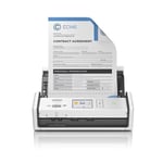 Scanner de documents compact et portable Brother ADS-1800W Blanc et Noir