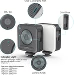 Bi-Color LED Video Light P96, 2700K-6500K, 2200mAh Battery, Portable Lighting