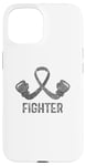 Coque pour iPhone 15 Combattant de sensibilisation au cancer du cerveau