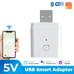 Xiaomi-Mini adaptateur USB WiFi,commutateur,Smart Life,adaptateur secteur,prise,tête de charge,Alexa,Google Home,commande vocale,synchronisation - Type 1pcs