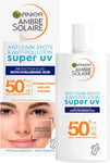 Garnier Ambre Solaire Anti-Dark Spots & Anti-Pollution, Protection Fluid SPF50+,