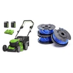 Greenworks 48V (2x24V) Self Propelled Cordless Lawnmower & Tools Single Cord Spool for Lawn Trimmers (1.65 mm Cord Diameter 4.8 m Cord per Spool Suitable for 24 V Greenworks Series)