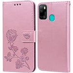 Coque pour Ulefone Note 9P Housse,Fonction de Support,Fente pour Carte,Silicone TPU,Flip Étui Case pour Ulefone Note 9P(6.52")