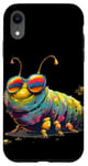 Coque pour iPhone XR Lunettes de soleil colorées Caterpillar Insect