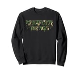 Stranger Things Logo Camo Demogorgon Distressed Upside Down Sweatshirt