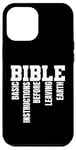 Coque pour iPhone 12 Pro Max INSTRUCTIONS DE BASE AVANT DE QUITTER LA TERRE - B.I.B.L.E